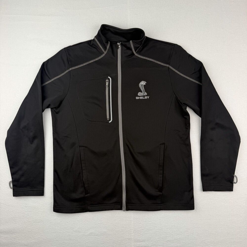 Shelby Cobra Black North End Full Zip Endeavor Performance Jacket Mens Large